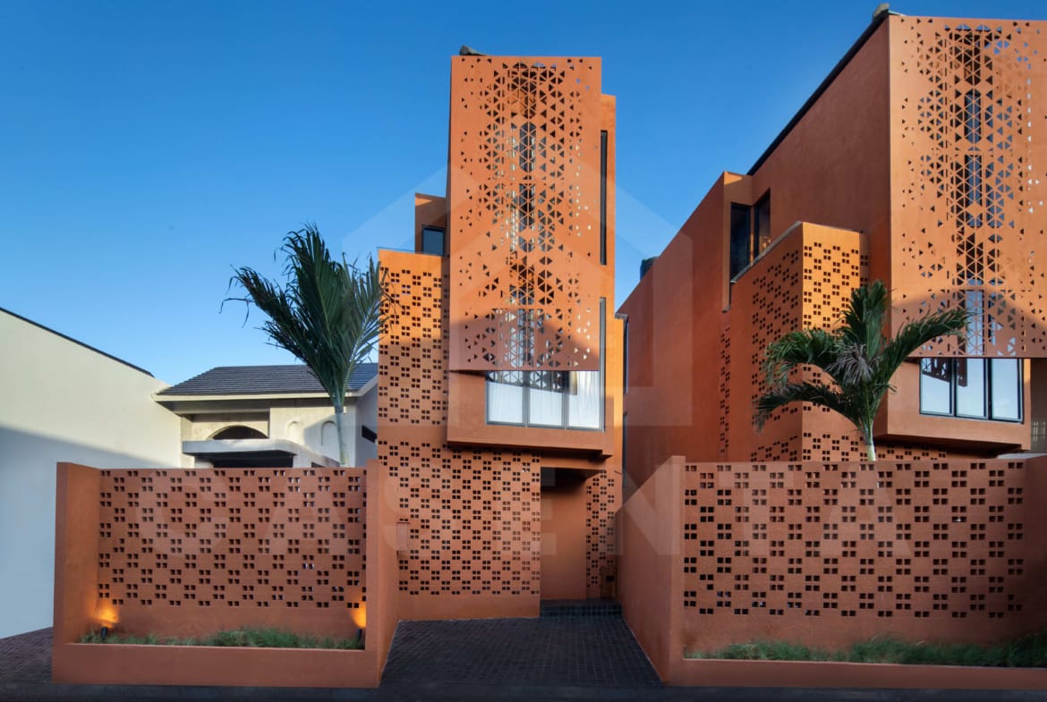 Charming facade of 2 bedroom villa close to prime location in canggu