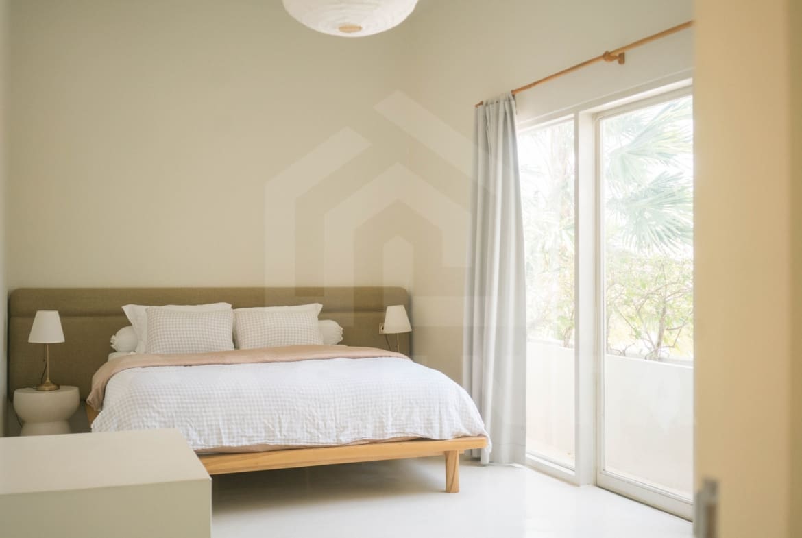 Bedroom inside family villa in Umalas