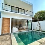 Outdoor space inside a brand new 3 bedroom villa in Canggu