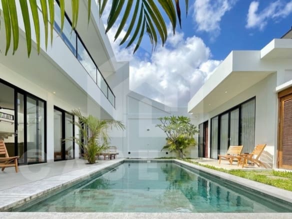 Spacious outdoor space inside stunning 3 bedroom villa in Seminyak