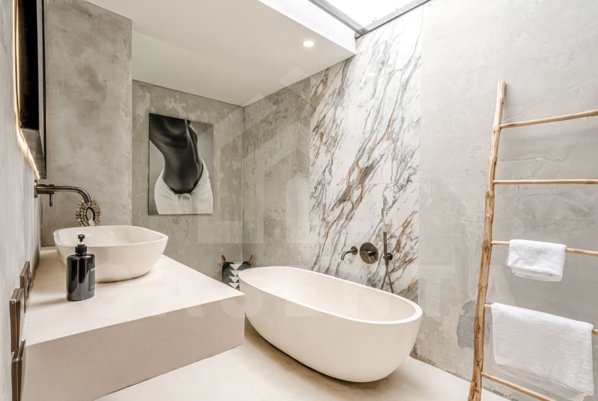 Bathroom inside beautiful 2 bedroom villa in Ubud