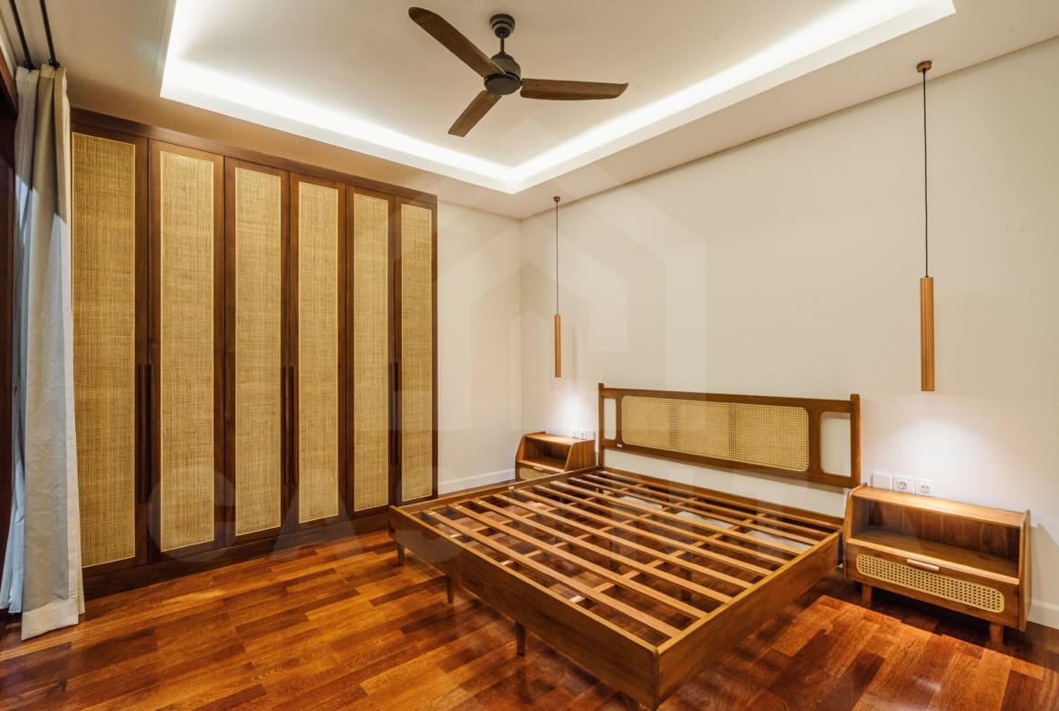 Bedroom inside beautiful family villa in Sanur
