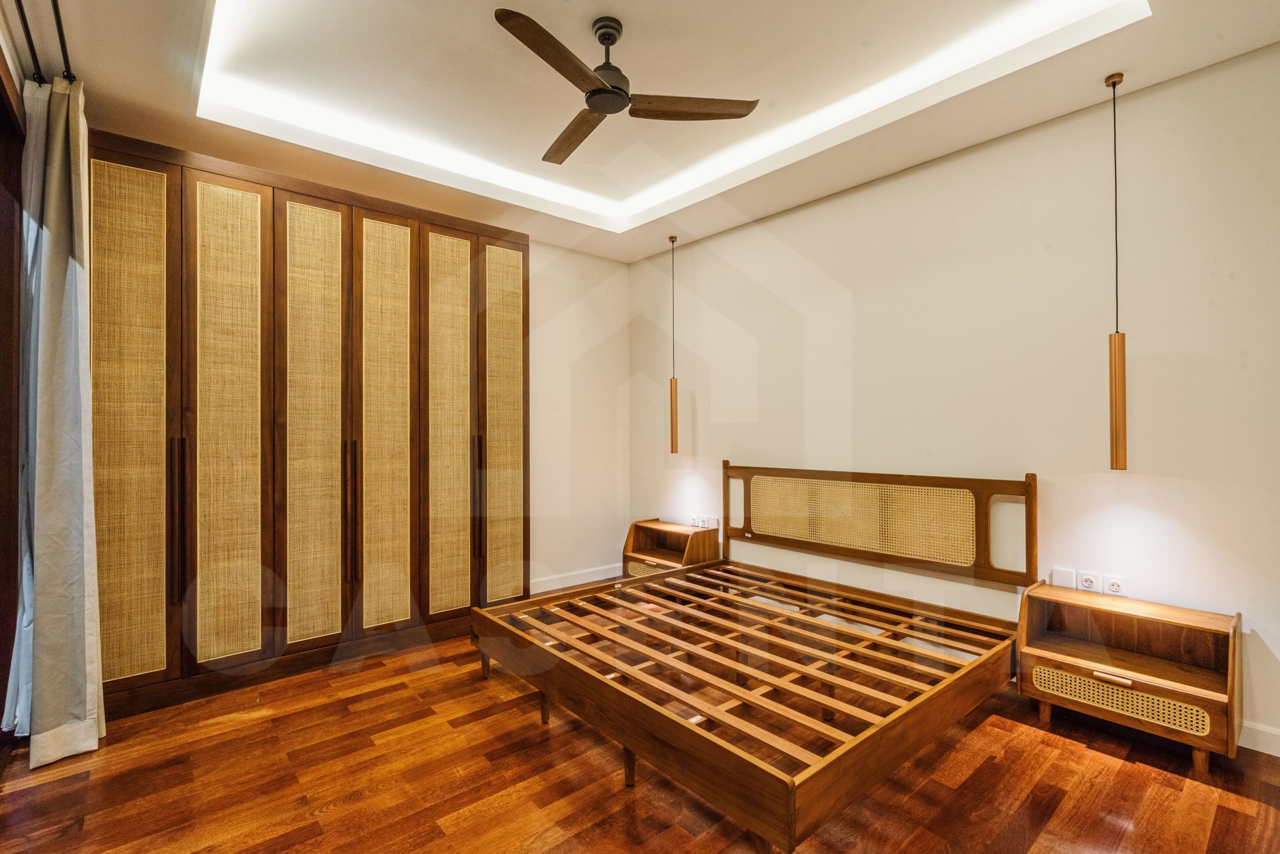 Bedroom inside beautiful family villa in Sanur