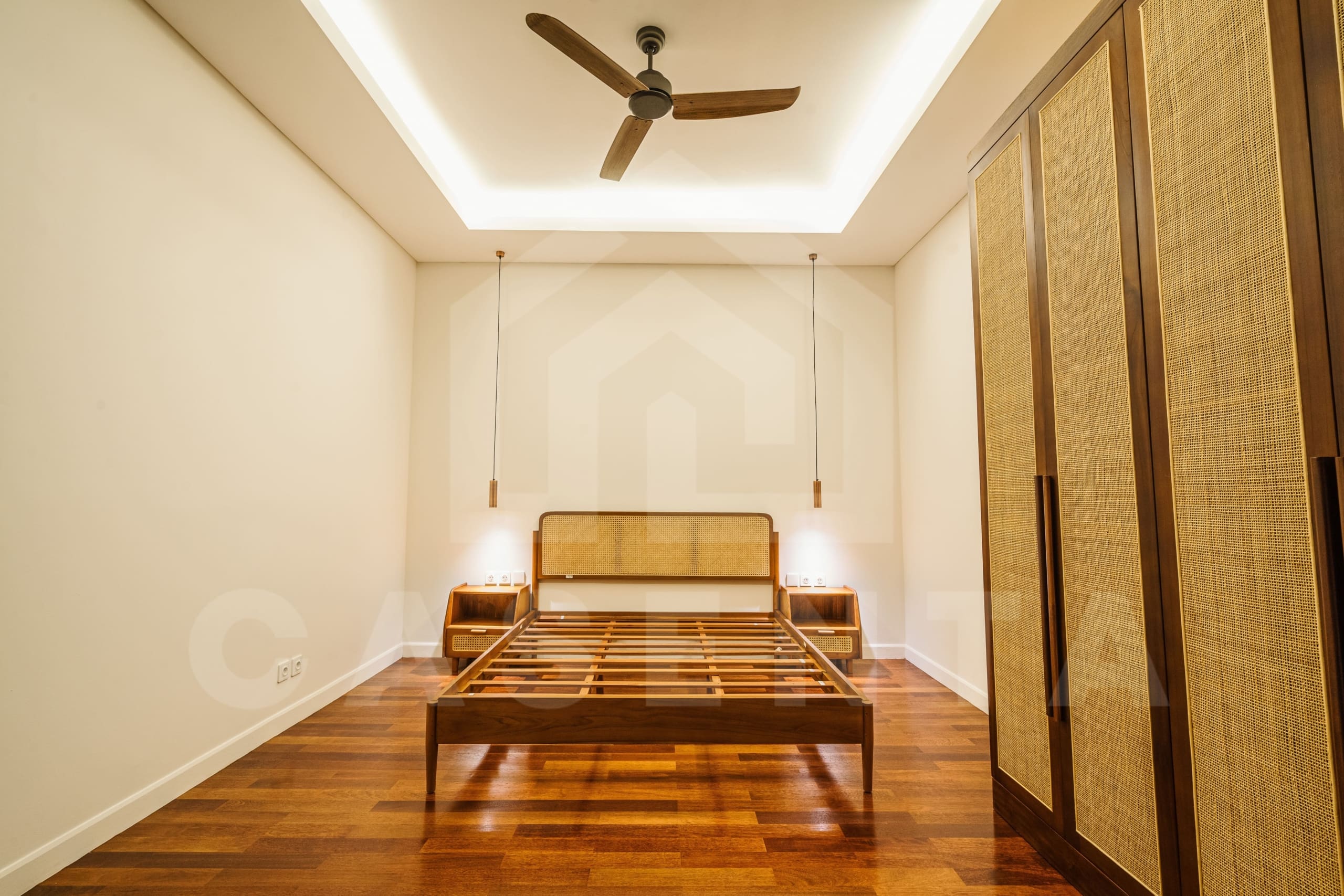 Bedroom inside beautiful family villa in Sanur