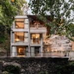 Facade of 4 bedroom villa with jungle view in Ubud