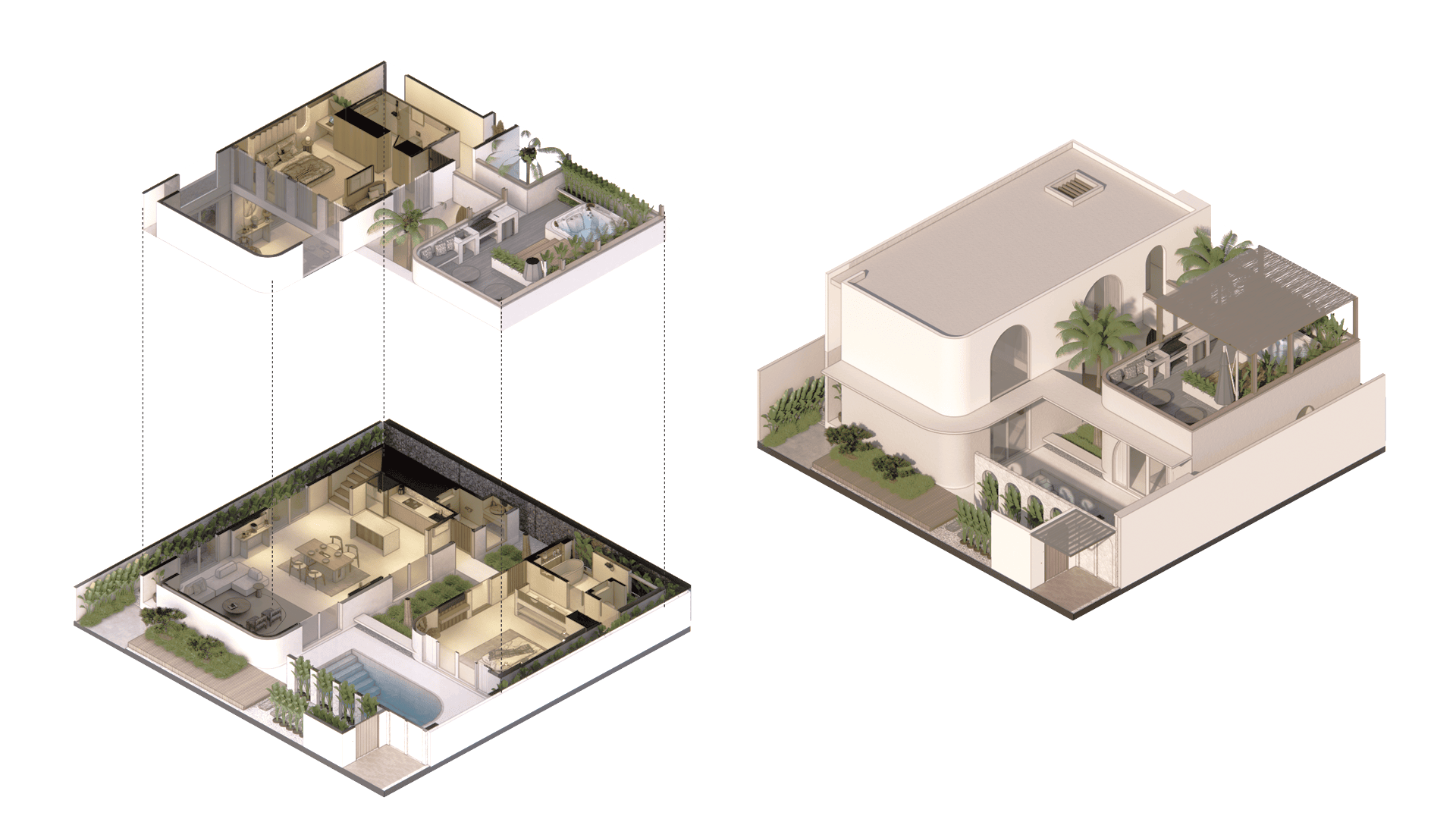 Layout of admirable 2 bedroom villa in Tumbak Bayuh