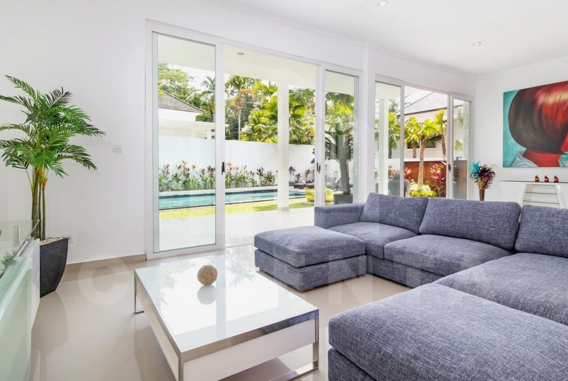 Living area inside beautiful 3 bedroom villa