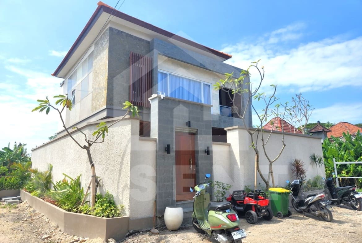 Facade of charming 3 bedroom family villa in Sanur