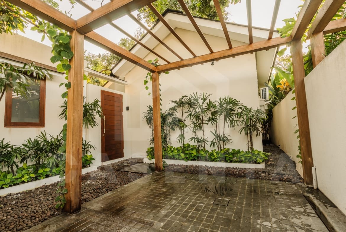 Parking space inside 3 bedroom villa in the heart of Sanur