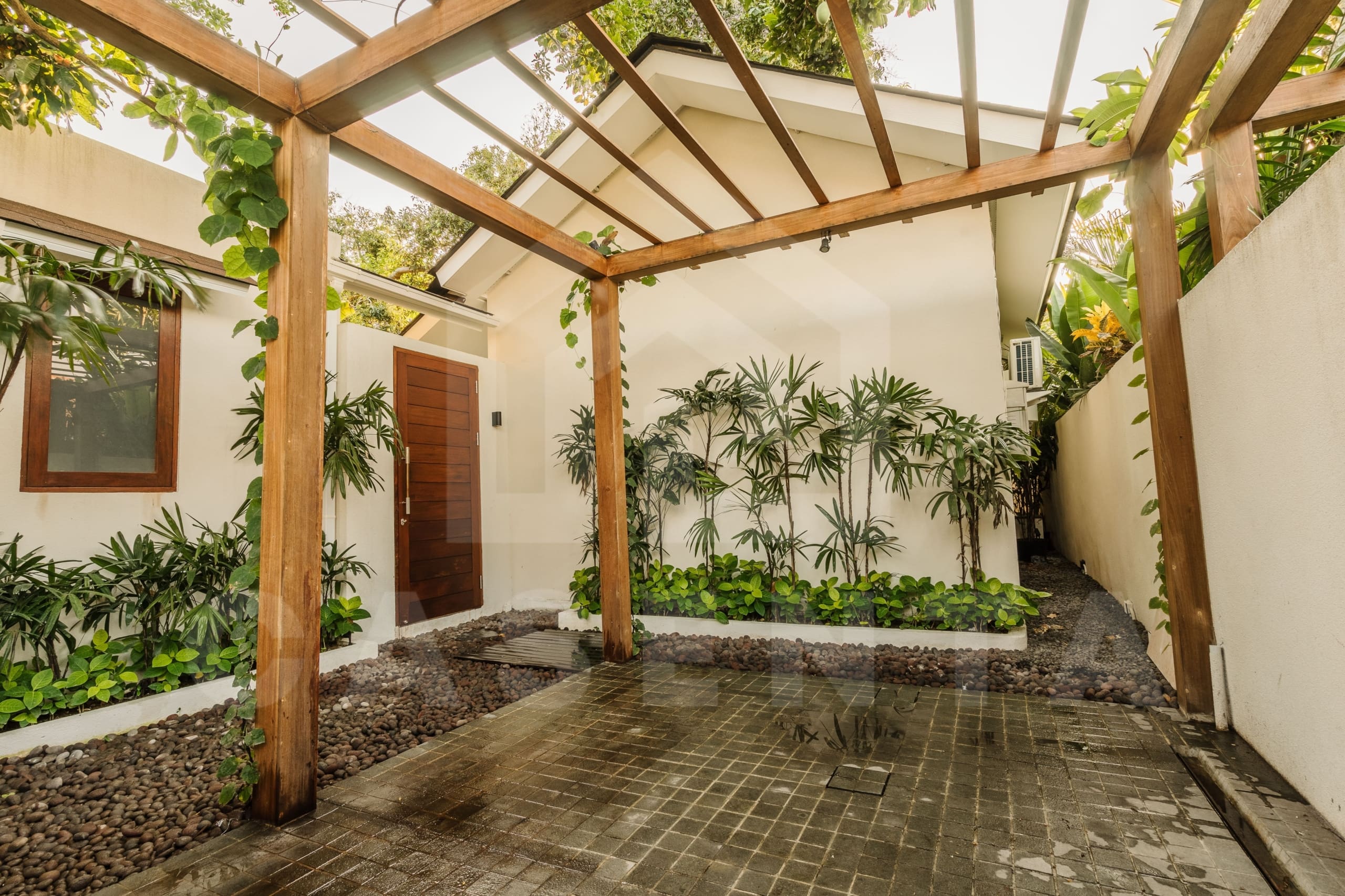 Parking space inside 3 bedroom villa in the heart of Sanur