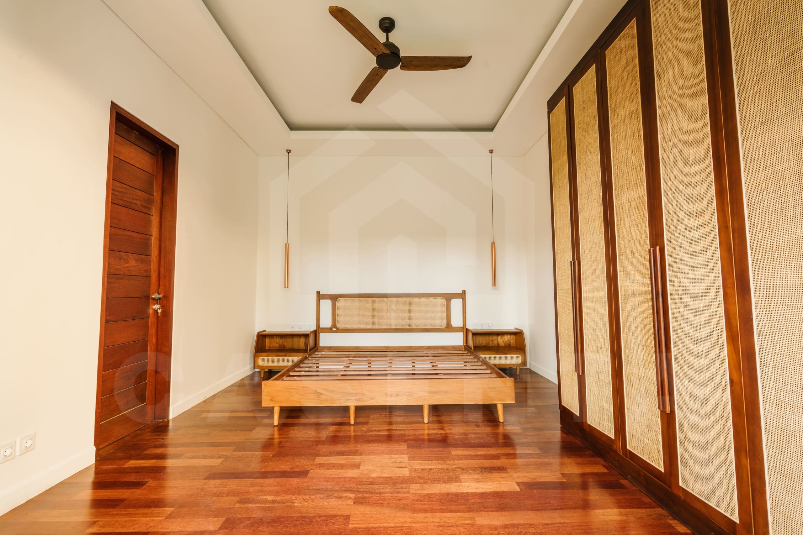Bedroom inside charming villa in the heart of Sanur