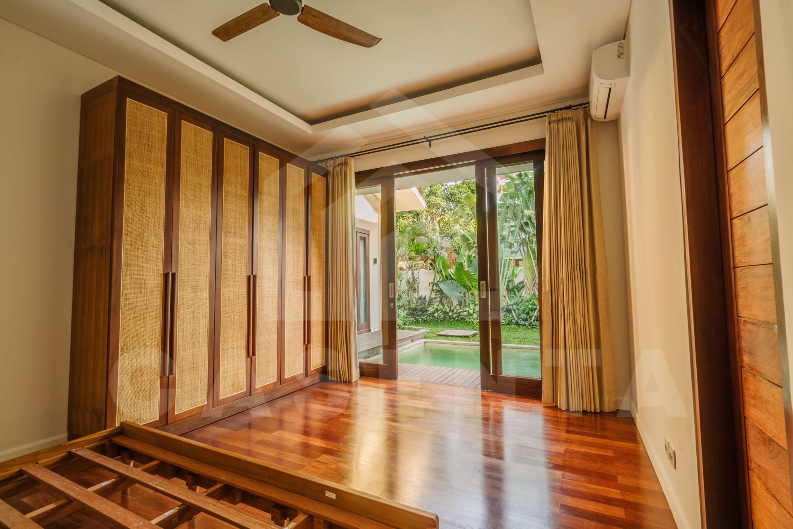 Bedroom inside charming villa in the heart of Sanur