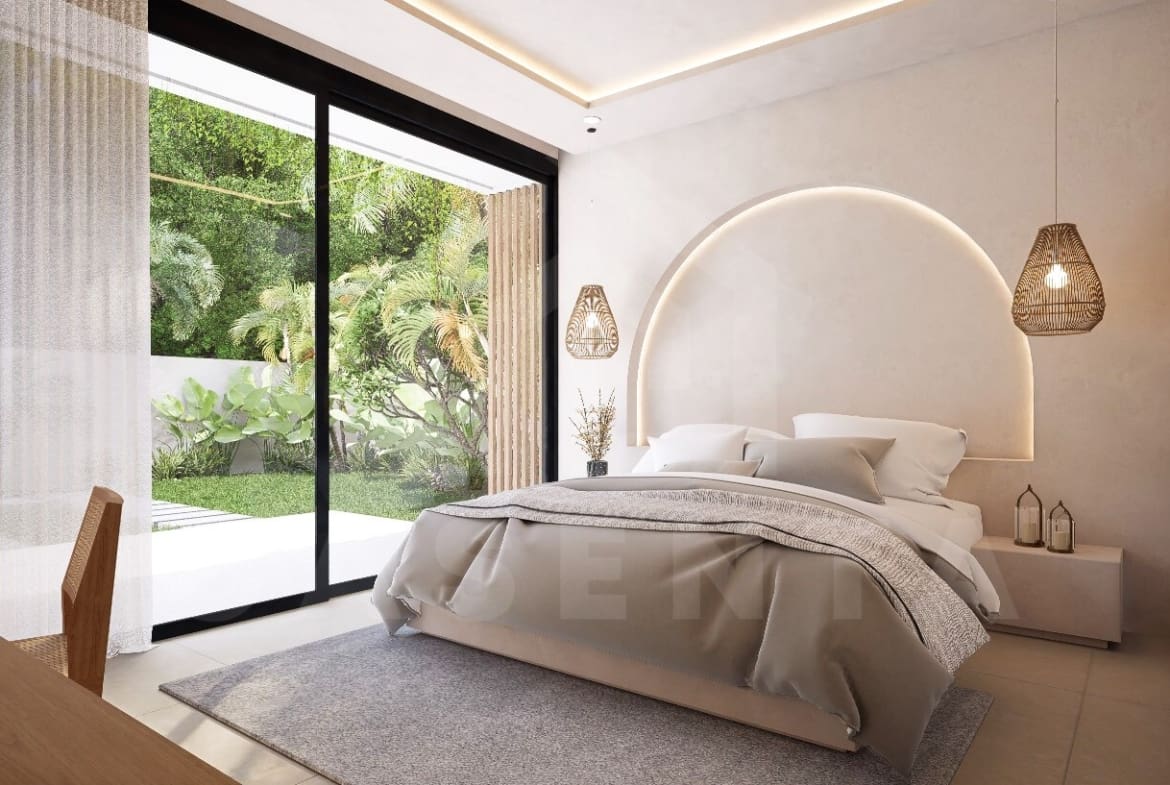 Bedroom inside beautiful villa in Kaba Kaba