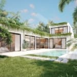 Outdoor area inside beautiful 4 bedroom villa in Kaba Kaba