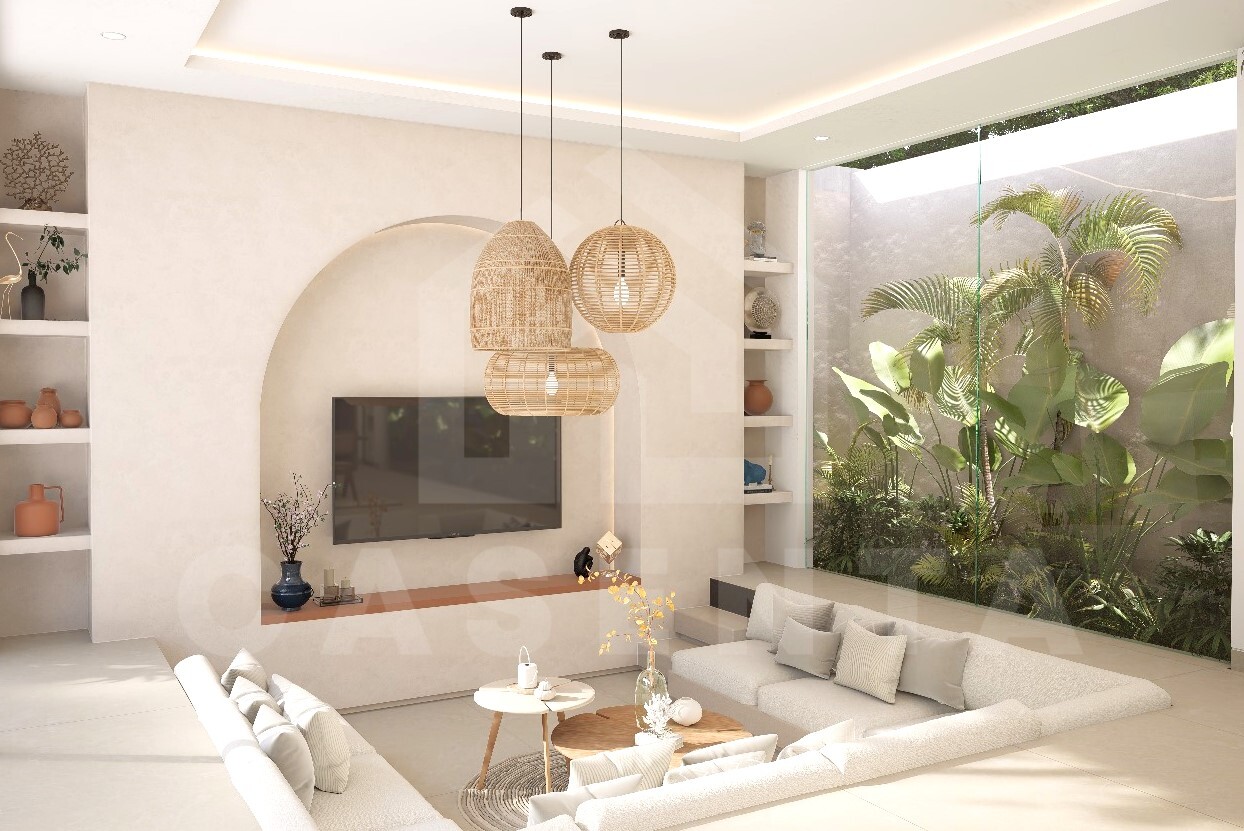 Living area inside beautiful 4 bedroom villa in Kaba Kaba