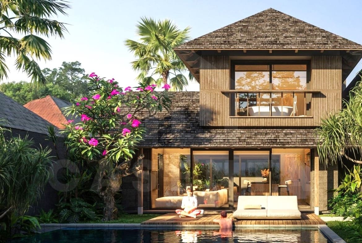 Outdoor area in 2 bedroom authentic Bali villa in Ungasan