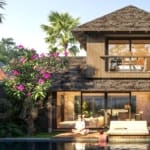 Outdoor area in 2 bedroom authentic Bali villa in Ungasan