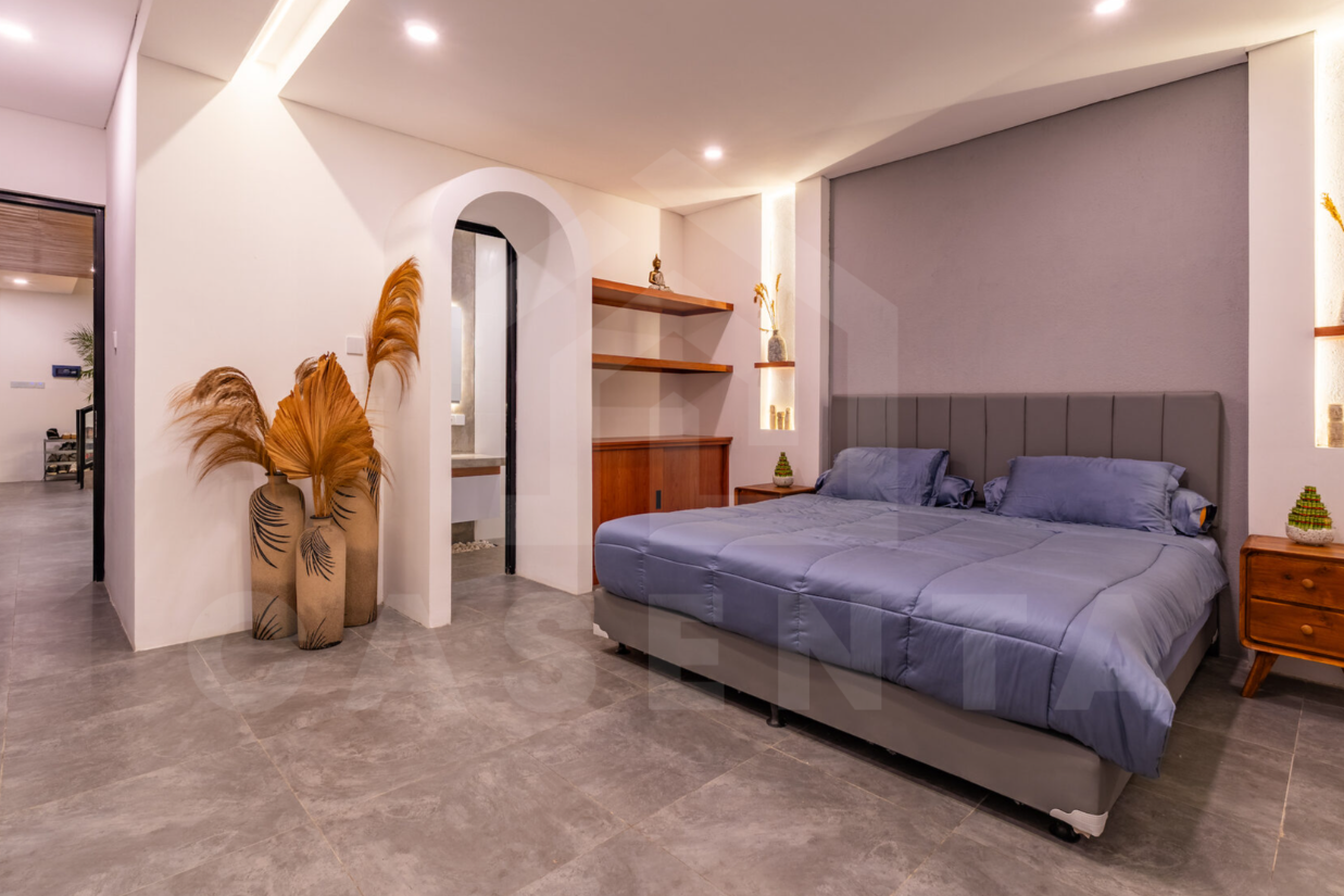 Bedroom inside stylish villa for investment in Seseh