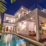 Outdoor area inside stylish 2 bedroom villa in Seseh