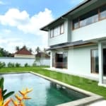 Outdoor area of 3 bedroom family villa in Ubud