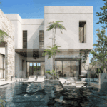 Facade of tasteful 3 bedroom villa in Uluwatu