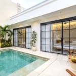 Outdoor area inside 2 bedroom villa in the heart of Balangan