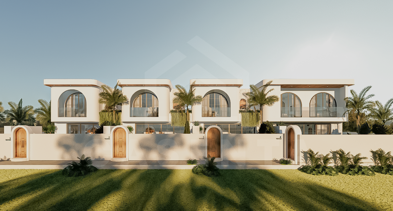 Facade of fabulous 2 bedroom villa in Bingin