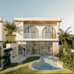 Outdoor area of fabulous 2 bedroom villa in Bingin