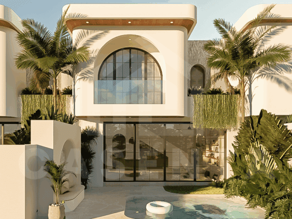 Facade of charming 1 bedroom villa for investment in Bingin