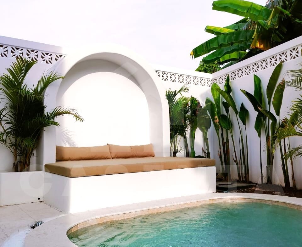 Outdoor area inside trendy loft in the vicinity of Seseh beach