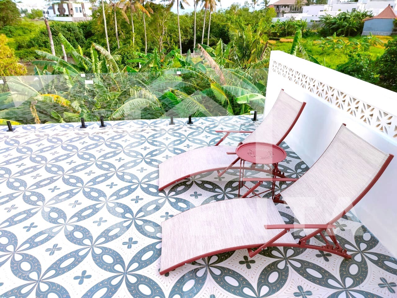 Rooftop inside trendy loft in the vicinity of Seseh beach