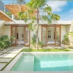 Outdoor area inside of attractive 2 bedroom villa in Tumbak Bayuh