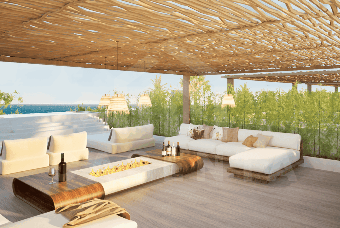 Rooftop terrace on top of modern 4 bedroom villa in Uluwatu