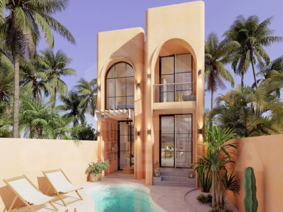 Facade of gorgeous 2 bedroom villa in Uluwatu