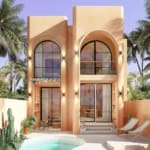 Facade of tasteful 3 bedroom villa in Uluwatu