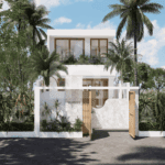 Facade of exclusive 2 bedroom villa in Balangan