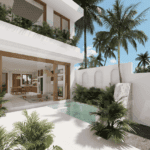 Outdoor area of exclusive 2 bedroom villa in the Bukit, Bali