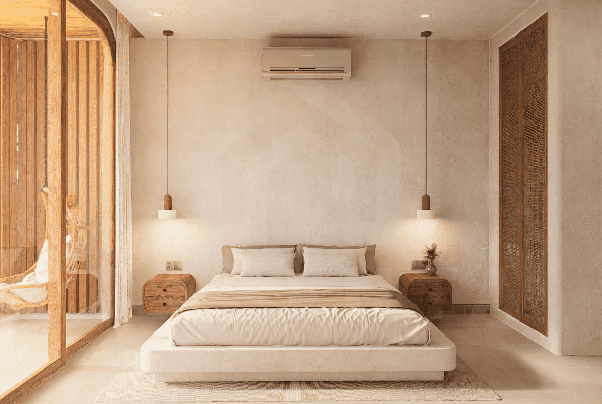 Cozy bedroom in Balangan investment villa