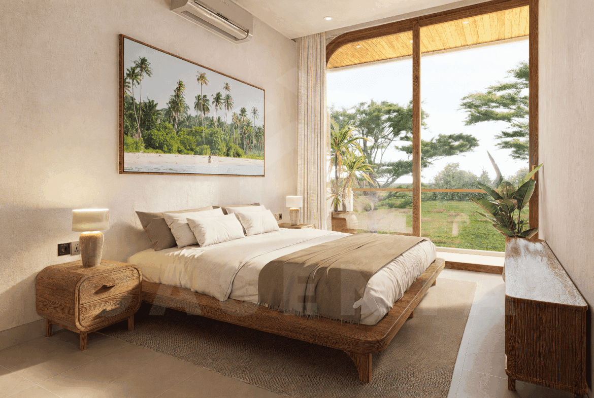 Bedroom layout of Balangan Bali villa