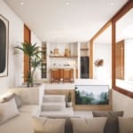 Modern Balangan villa for sale with open living and kitchen