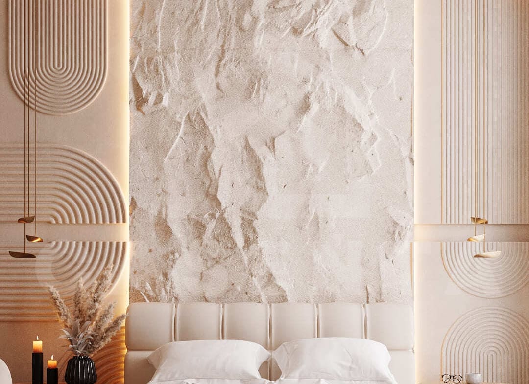 Seseh villa master bedroom serene décor