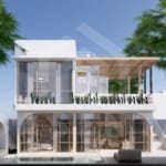 Modern Pecatu villa exterior with private pool