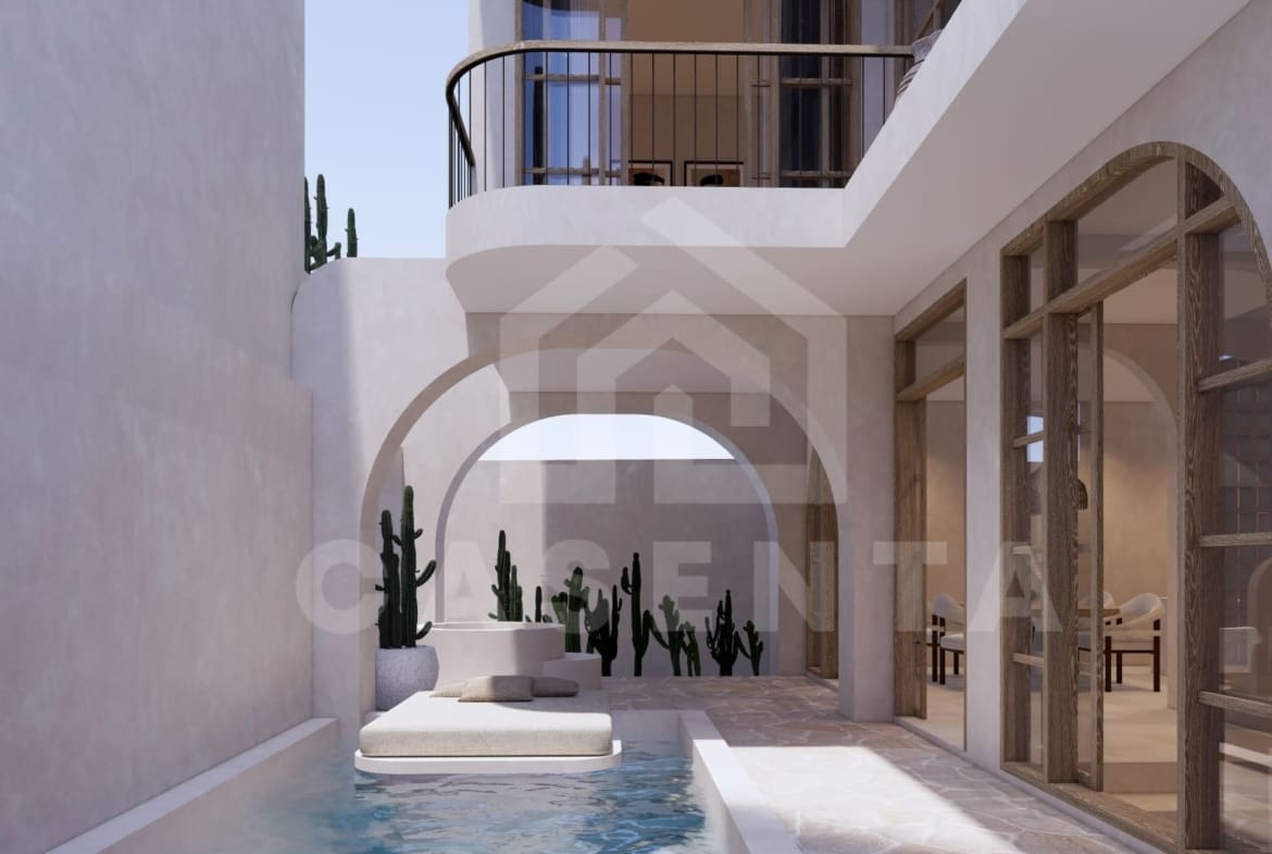 Private pool at Mediterranean villa in Uluwatu Pecatu