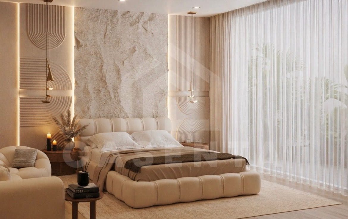 Seseh villa second bedroom contemporary style