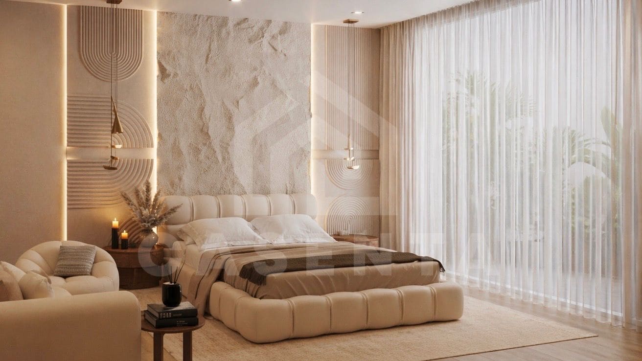Seseh villa second bedroom contemporary style