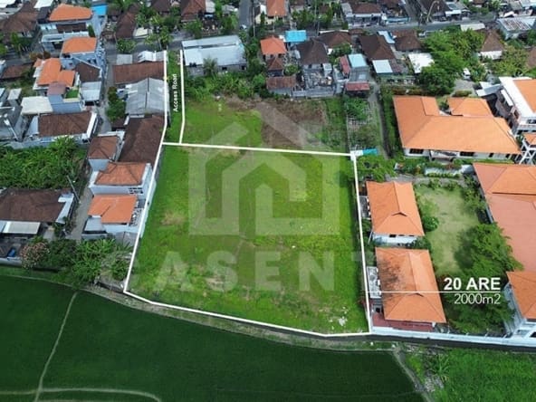 Flat Buduk land with 4 meter private access road