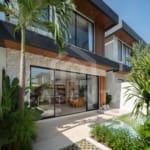 Modern tropical facade of 1BR Batu Bolong Villa