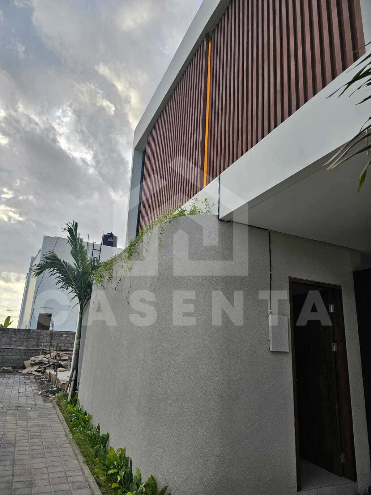 Modern exterior facade of leasehold cemagi villa