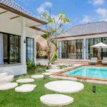 Private pool and garden area of spacious Ubud villa
