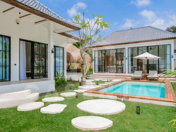 Private pool and garden area of spacious Ubud villa